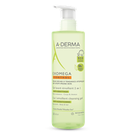 A-Derma EXOMEGA CONTROL emolijentni gel za čišćenje 2U1, 500ml