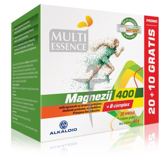 Multi Essence Magnezij 400 + B complex Alkaloid