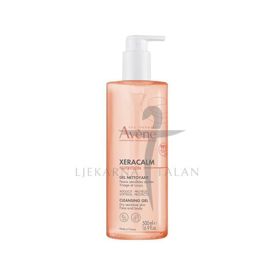 Avene XeraCalm Nutrition gel za čišćenje, 500 ml