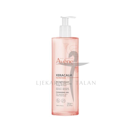 Avene XeraCalm Nutrition gel za čišćenje, 750 ml