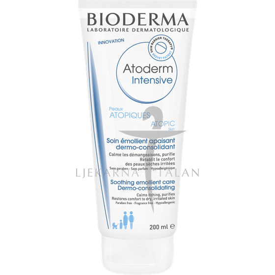 Bioderma Atoderm INTENSIVE emolijentna i obnavljajuća krema za atopičnu kožu 200ml