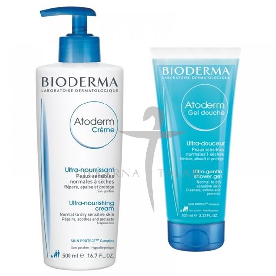  Atoderm krema, 500ml + POKLON Atoderm gel za tuširanje, 100ml