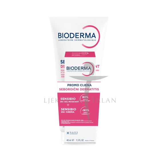Bioderma Sensibio DS+ gel 200 ml + DS+ krema 40 ml