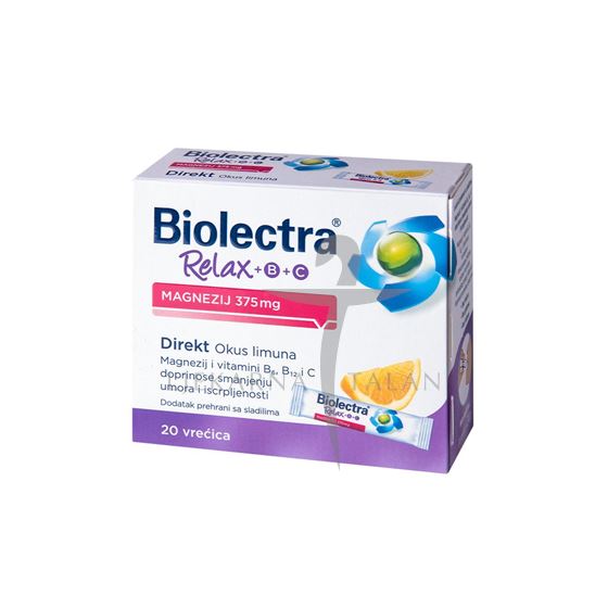 Biolectra RELAX Magnezij 375mg + B + C direkt