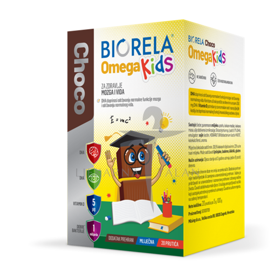 Biorela Choco Omega Kids, dodatak prehrani