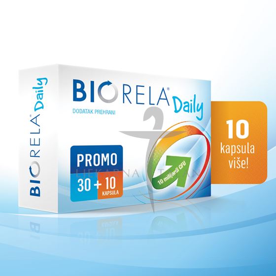 Biorela Daily kapsule, 30 + 10 kapsula GRATIS