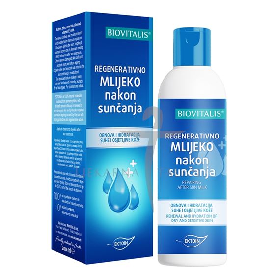 Regenerativno mlijeko nakon sunčanja
