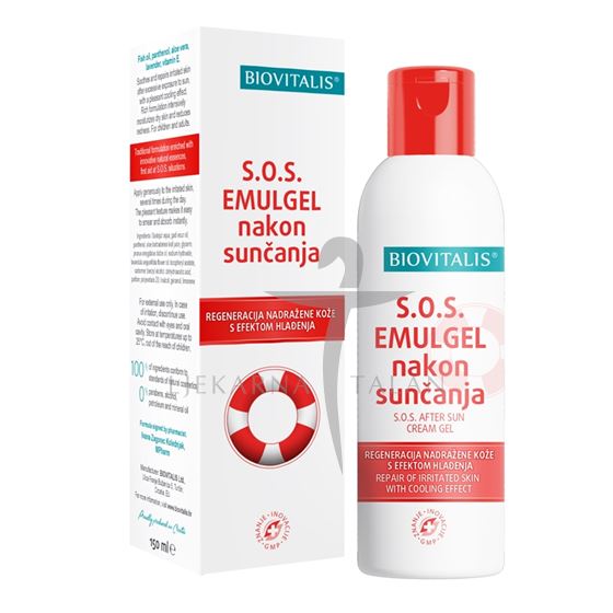 S.O.S. emulgel nakon sunčanja