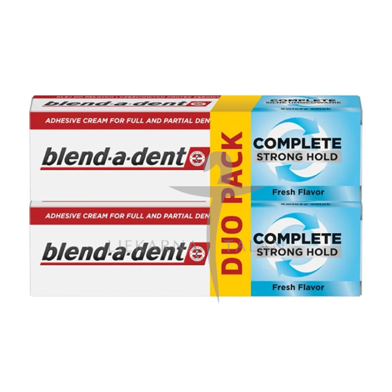 blend-a-dent complete strong hold krema za učvršćivanje zubnih proteza - Fresh DUO PAKIRANJE
