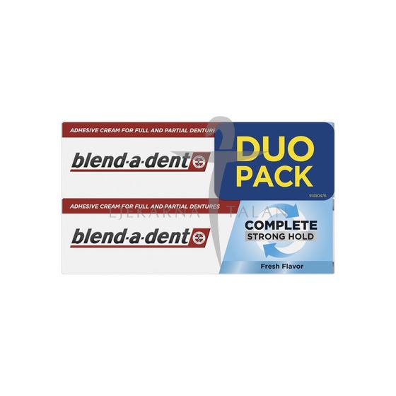 Blend-a-dent Complete Original Fresh, krema za učvršćivanje zubnih proteza DUO PACK