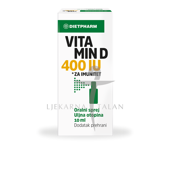  Vitamin D 400 IU oralni sprej