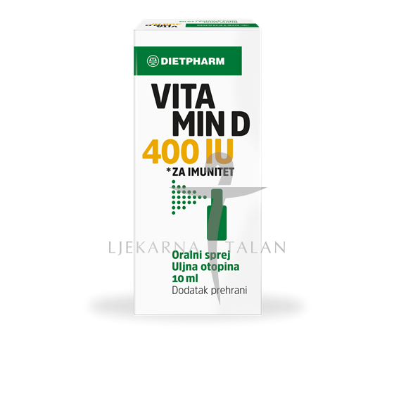 Vitamin D 400 IU oralni sprej