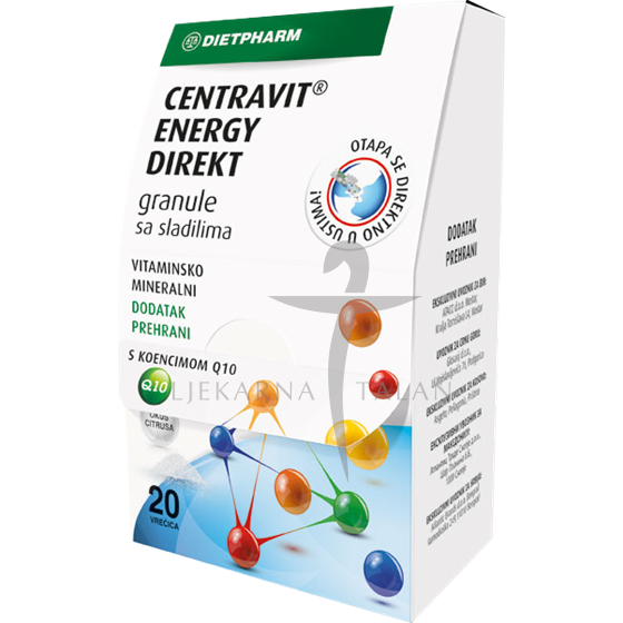  Centravit Energy Direkt granule, 20 vrećica