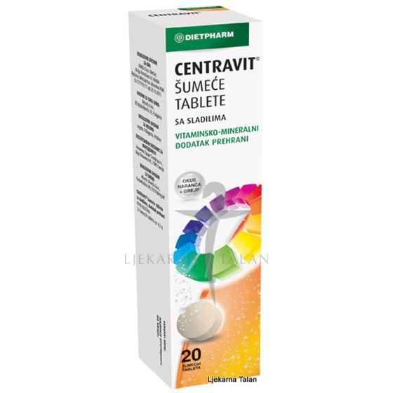  Centravit, 20 šumećih tableta