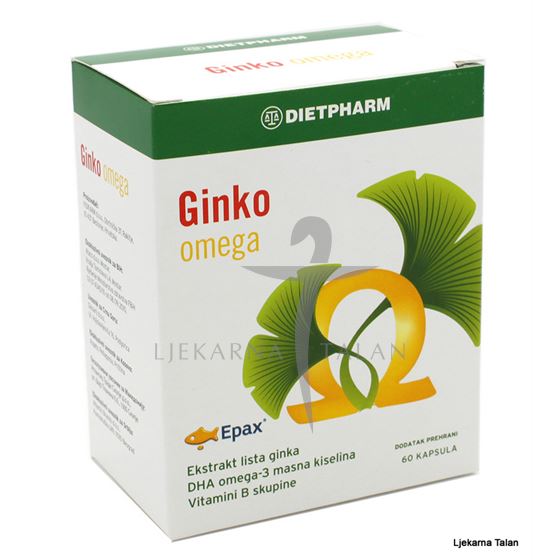  Ginko Omega, 60 kapsula