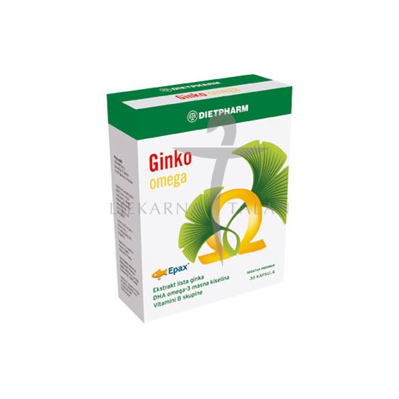 Ginko omega, 30 kapsula