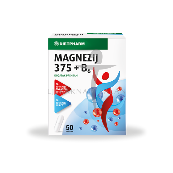  Magnezij 375 + B6 kapsule (50)