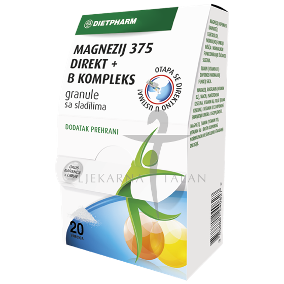  Magnezij 375 Direkt + B kompleks granule