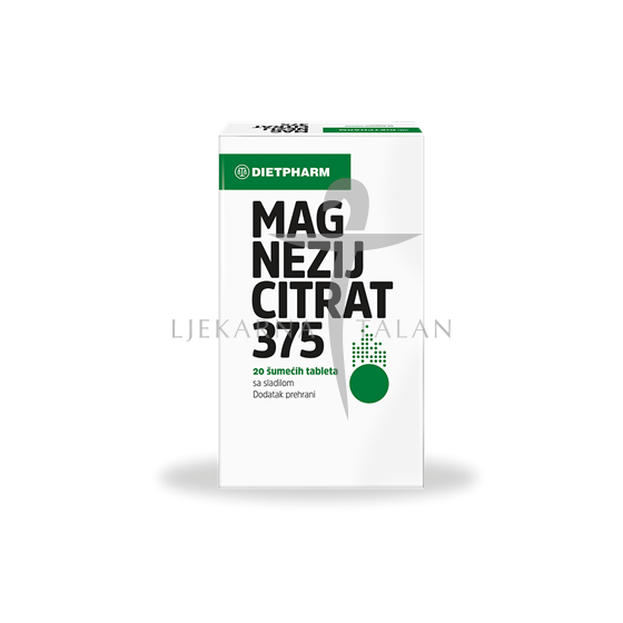  Magnezij citrat 375 šumeće tablete