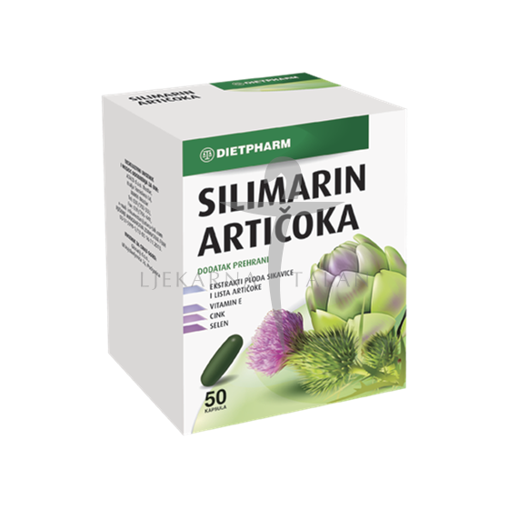  Silimarin Artičoka, 50 kapsula