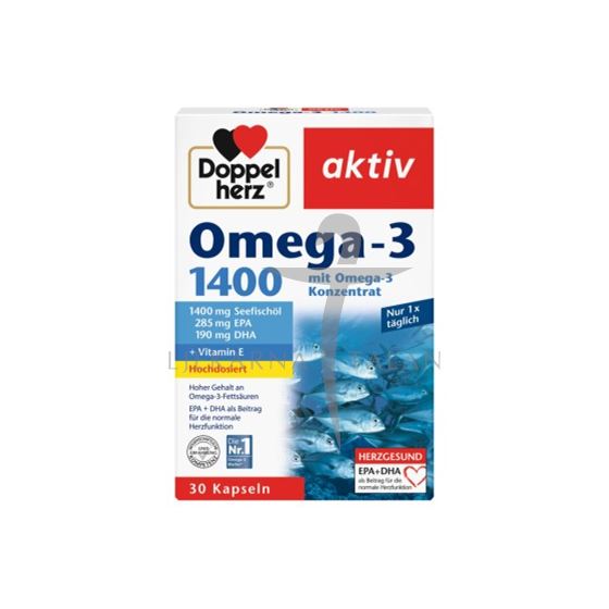 Doppelherz aktiv Omega-3 1400 kapsule