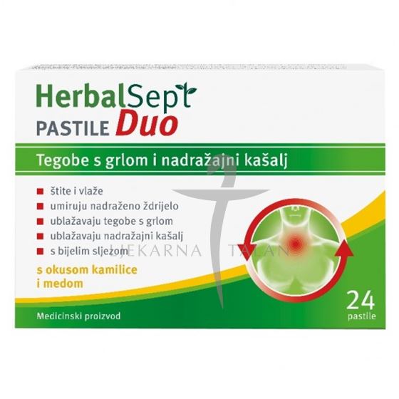 HerbalSept DUO pastile   