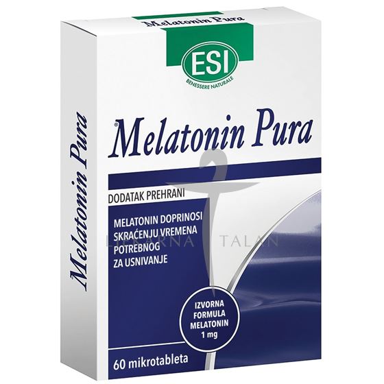  Melatonin Pura, 60 mikrotableta