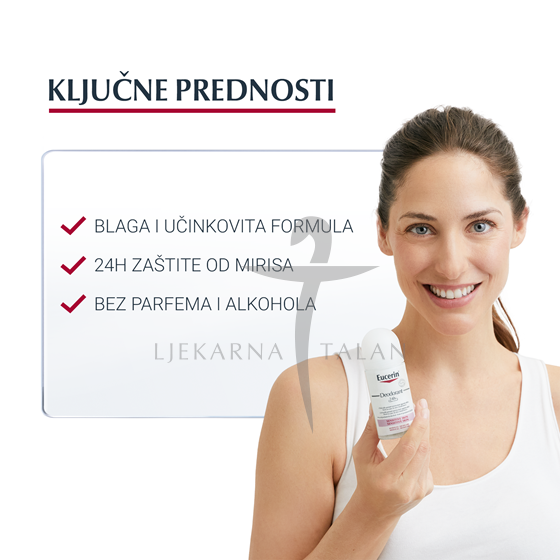 Eucerin Roll-on dezodorans za osjetljivu kožu