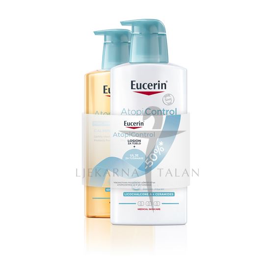 Eucerin AtopiControl Losion za tijelo + Ulje za tuširanje PROMOTIVNO PAKIRANJE