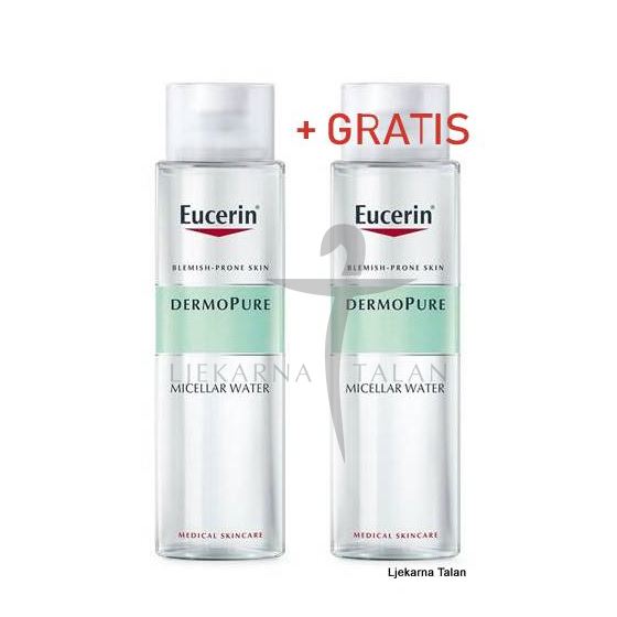  DermoPure micelarna otopina, 1+1 GRATIS