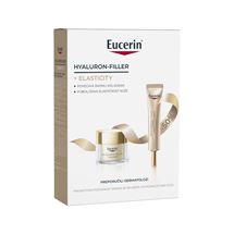 Eucerin Hyaluron-Filler + Elasticity dnevna krema + krema oko očiju PROMO PAKIRANJE