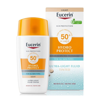Eucerin Hydro Protect ultra lagani tinted fluid SPF 50+, svijetla nijansa