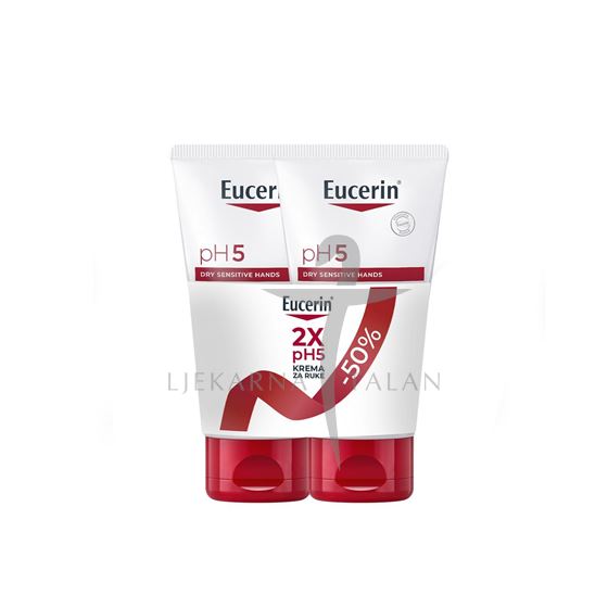 Eucerin pH5 krema za ruke PROMO PAKIRANJE