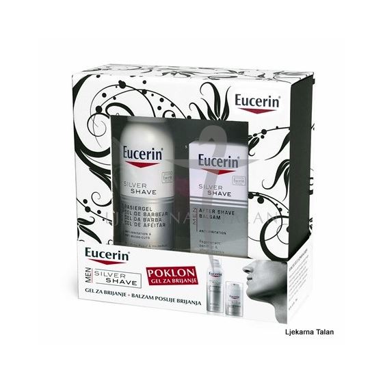 MEN Silver Shave balzam poslije brijanja 75ml + POKLON Eucerin Silver Shave gel za brijanje