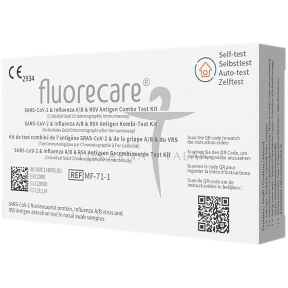 Test Fluorecare SARS-CoV-2 + Influenca A/B + RSV