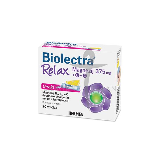 Biolectra RELAX Magnezij 375mg + B + C direkt