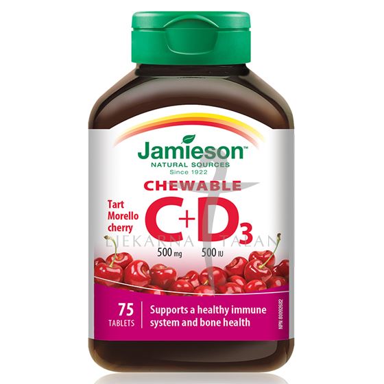  Vitamin C + D3 tablete za žvakanje
