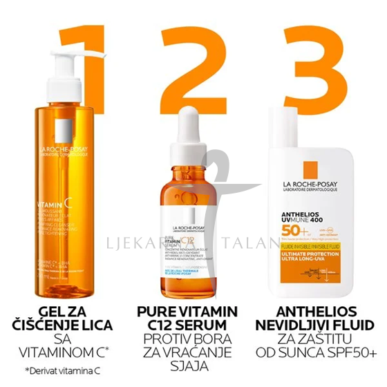 La Roche-Posay Gel za čišćenje lica s vitaminom C
