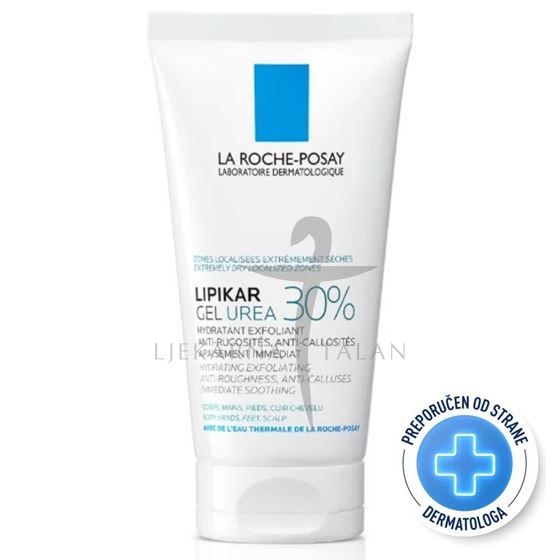  Lipikar gel s 30% ureje   