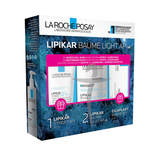  LIPIKAR PAKET baume 400ml + syndet 100ml + cicaplast 15ml
