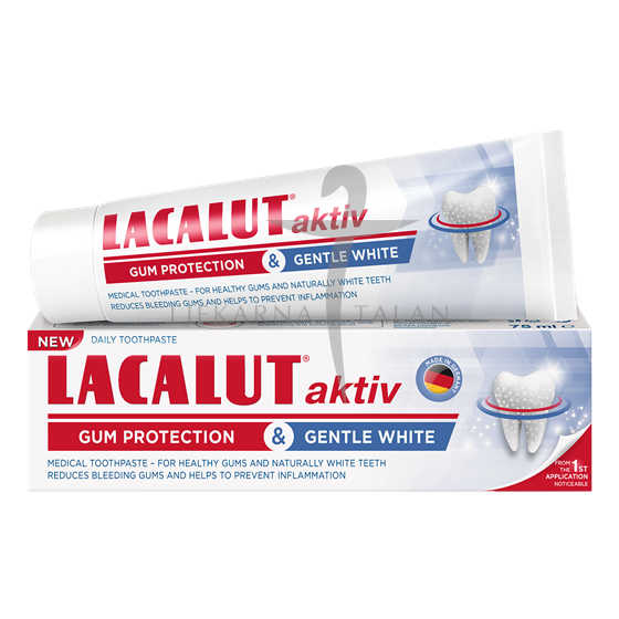 Aktiv gum protection & gentle white zubna pasta
