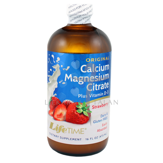 KALCIJ MAGNEZIJ CITRAT + vitamin D, tekući dodatak prehrani (okus jagode)