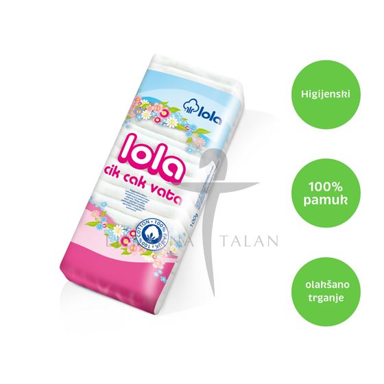 Lola cik cak vata, 100g