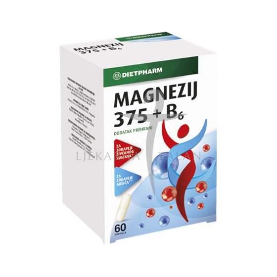  Magnezij 375 + B6 kapsule