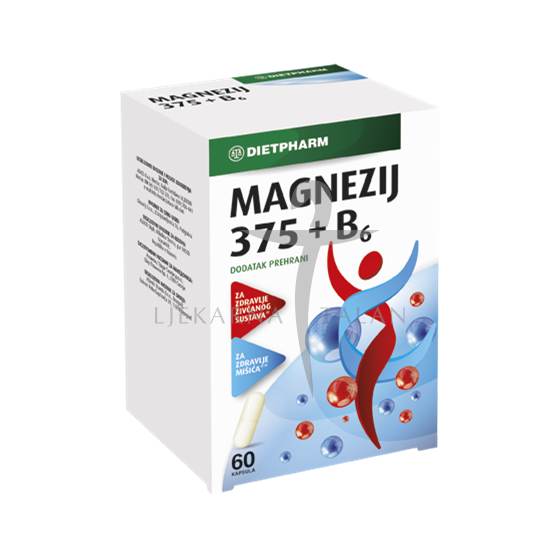 Magnezij 375 + B6 kapsule