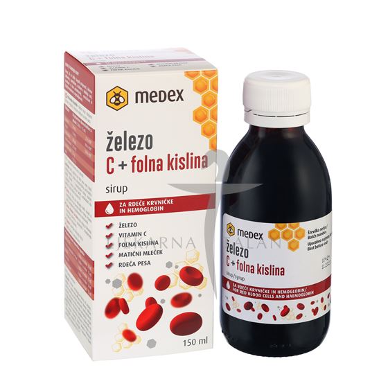 Sirup s željezom, vitaminom C i folnom kiselinom