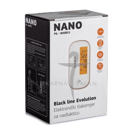 Tlakomjer NANO Black line Evolution za nadlakticu