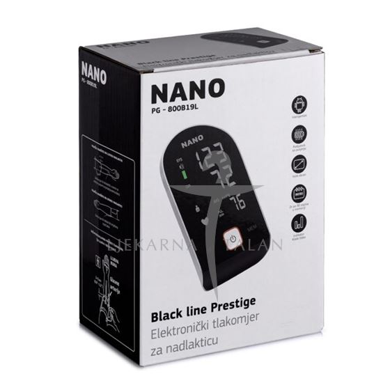 Tlakomjer NANO Black line Prestige za nadlakticu