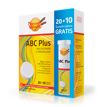 Natural Wealth ABC Plus 20 + 10 šumećih tableta GRATIS
