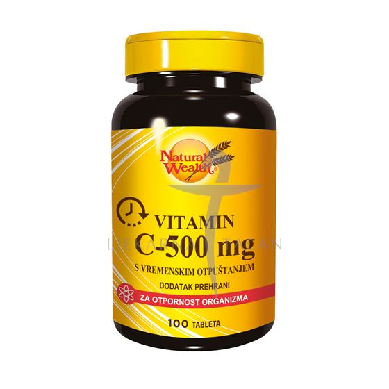 Natural Wealth Vitamin C-500mg s vremenskim otpuštanjem, 100 tableta